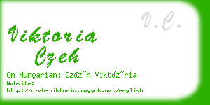 viktoria czeh business card